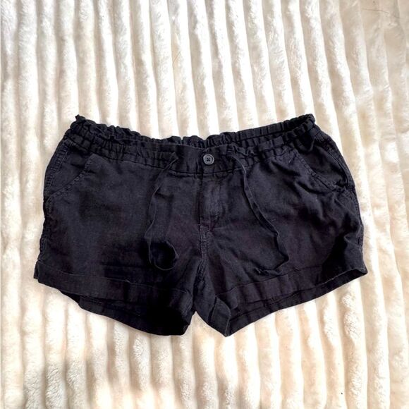 Old Navy Womens Shorts Linen Rayon Blend Size 4 - Picture 1 of 4
